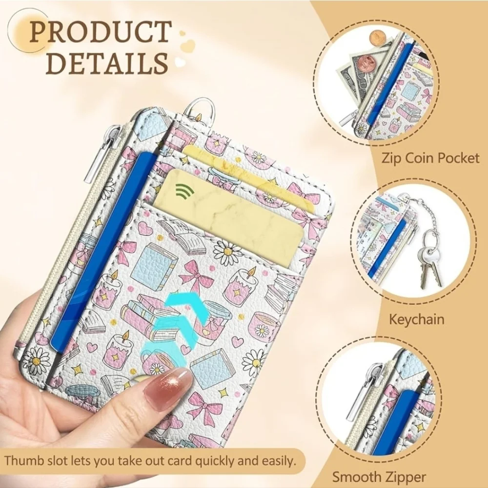 Colorful Card Organizer with ID Window